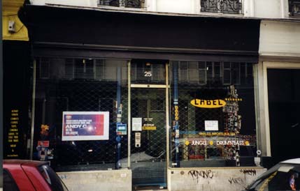  Devanture d'un magasin de musique Jungle et Drum'n bass.